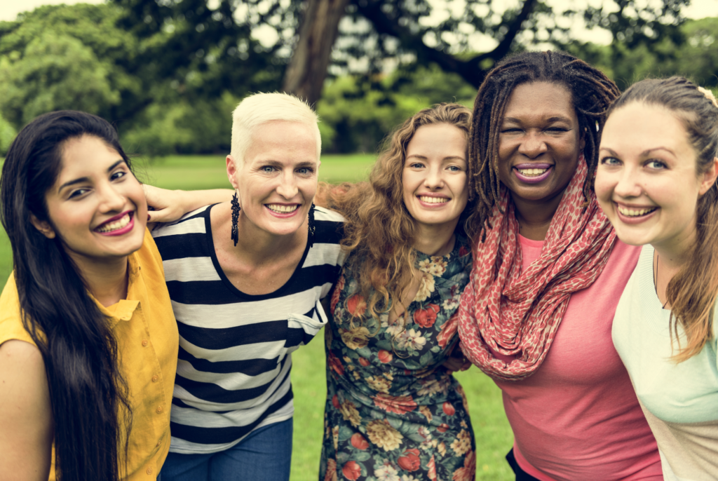 Happy Women smiling