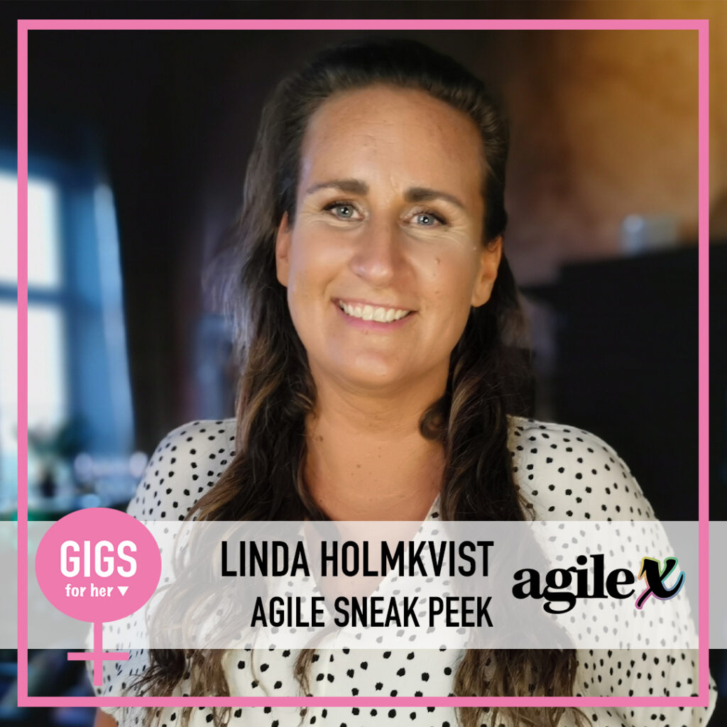 Linda Holmkvist hos Gigs for her Online